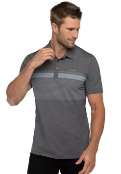 Travis Mathew Endless Horizon Polo - Heather Dark Grey