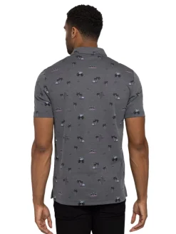 Travis Mathew Ensenada Polo - Heather Dark Grey