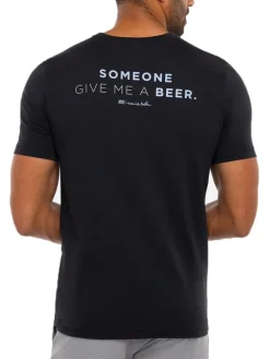 Travis Mathew Finest Bottle T-Shirt - Black/Blue