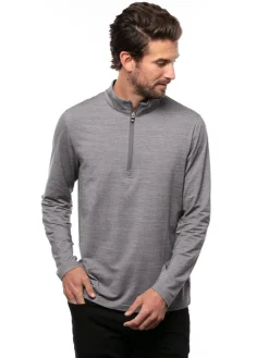 Travis Mathew Havasu 2.0 1/4-Zip - Sleet/Quiet Shade