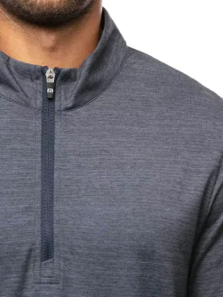 Travis Mathew Havasu 2.0 1/4-Zip - Vintage Indigo/Black