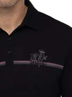 Travis Mathew High Surf Polo - Black