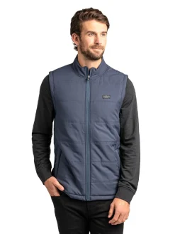 Travis Mathew Interlude Puffer Vest - Mood Indigo