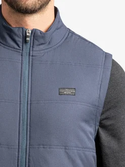 Travis Mathew Interlude Puffer Vest - Mood Indigo