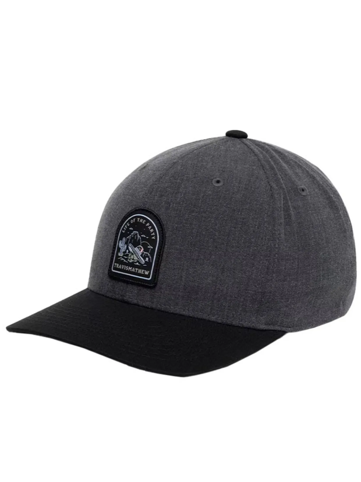 Travis Mathew Music Of Mexico Cap - Heather Grey Pinstripe