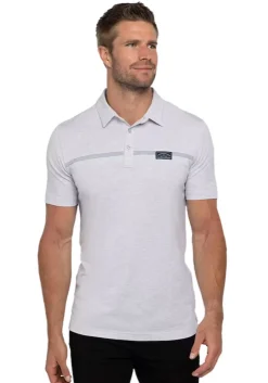 Travis Mathew Neotropical Polo - Heather Light Grey