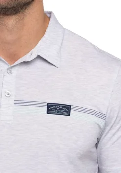 Travis Mathew Neotropical Polo - Heather Light Grey