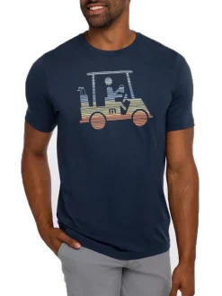 Travis Mathew Race You T-Shirt - Dress Blues