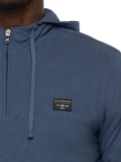 Travis Mathew Sip And Savor Hoodie - Heather Peacoat