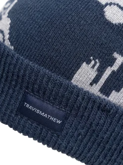 Travis Mathew Swingles Beanie - Blue Nights