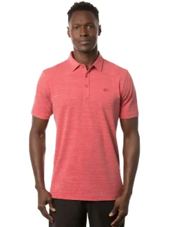 Travis Mathew The Heater Polo - Heather Scooter