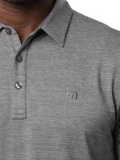 Travis Mathew The Heater Polo - Sleet/Quiet Shade