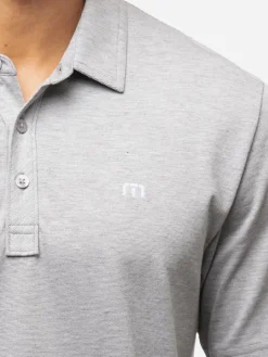 Travis Mathew The Zinna Polo - Heather Grey