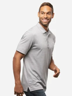 Travis Mathew The Zinna Polo - Heather Grey