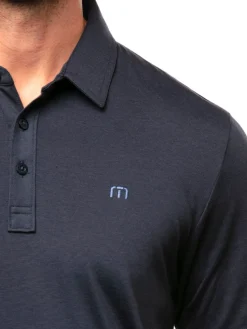 Travis Mathew The Zinna Polo - Vintage Indigo