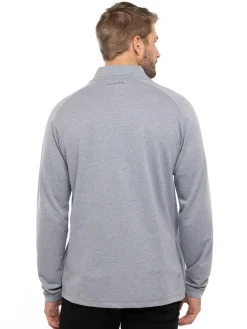 Travis Mathew Upgraded 1/4-Zip - Heather Grey