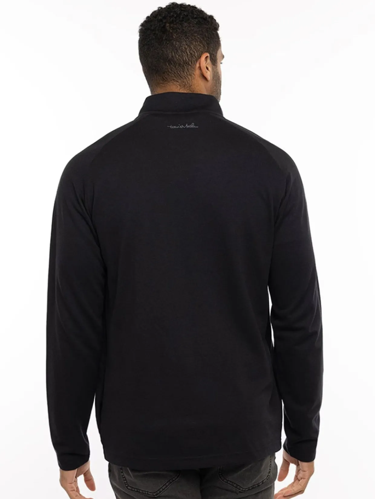 Travis Mathew Upgraded 1/4-Zip - Black