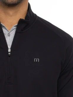 Travis Mathew Upgraded 1/4-Zip - Black