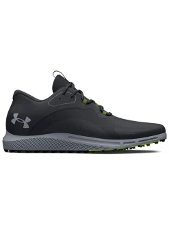 Under Armour Charged Draw 2 Spikeless Golf Shoes - Black/Steel