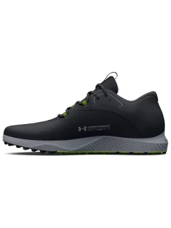Under Armour Charged Draw 2 Spikeless Golf Shoes - Black/Steel