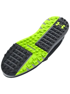 Under Armour Charged Draw 2 Spikeless Golf Shoes - Black/Steel