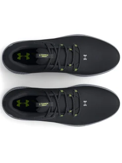Under Armour Charged Draw 2 Spikeless Golf Shoes - Black/Steel