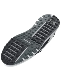 Under Armour Charged Draw 2 Spikeless Golf Shoes - White/Black