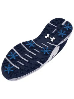 Under Armour Charged Medal Rst Wide (E) Golf Shoes - White/Academy