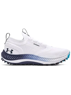 Under Armour Charged Phantom Spikeless Golf Shoes - White/Black