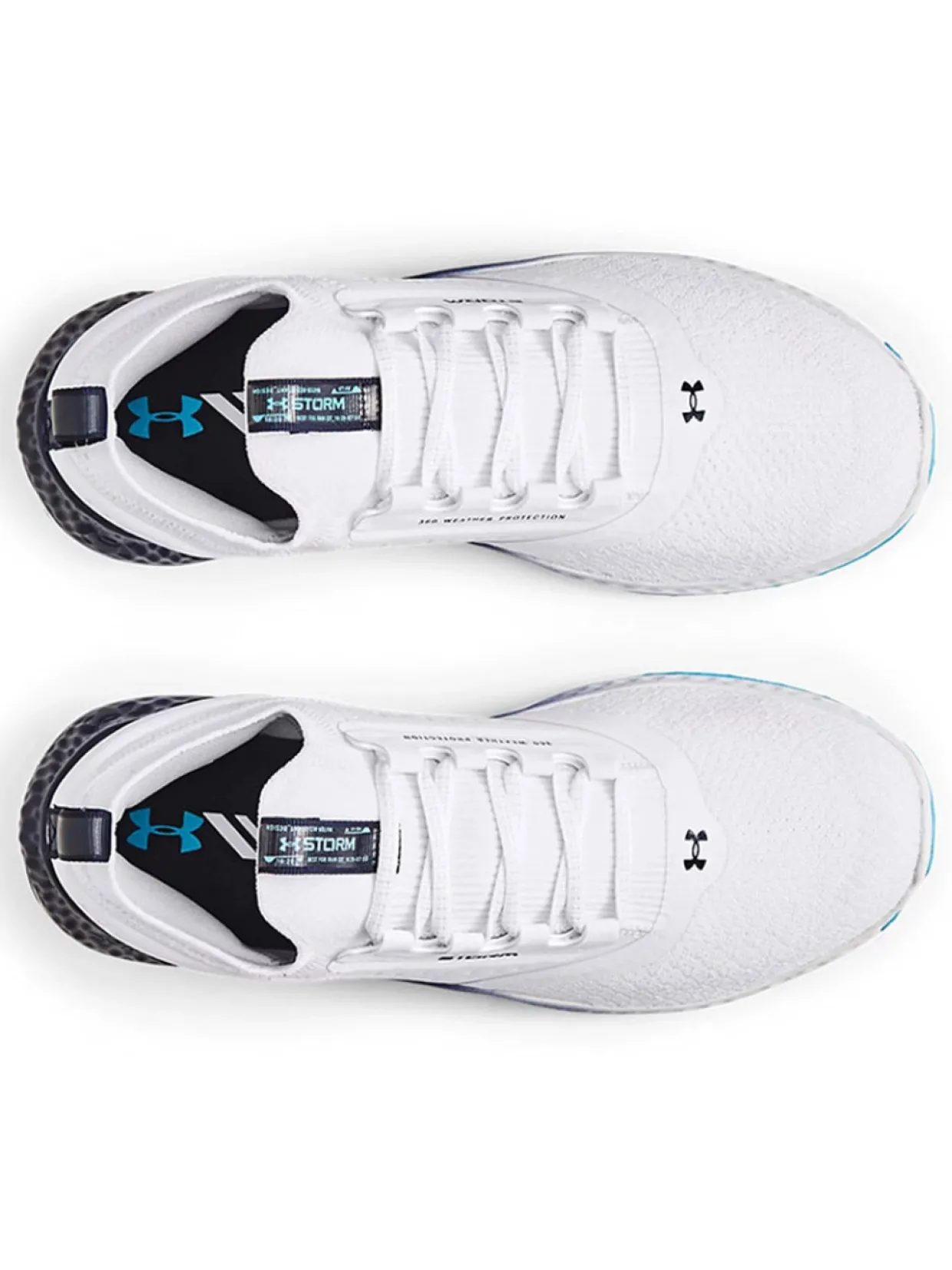 Under Armour Charged Phantom Spikeless Golf Shoes - White/Black