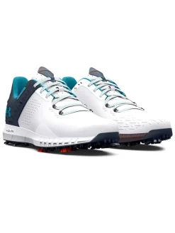 Under Armour Hovr Drive 2 Wide (E) Golf Shoes - White/Grey/Blue Surf