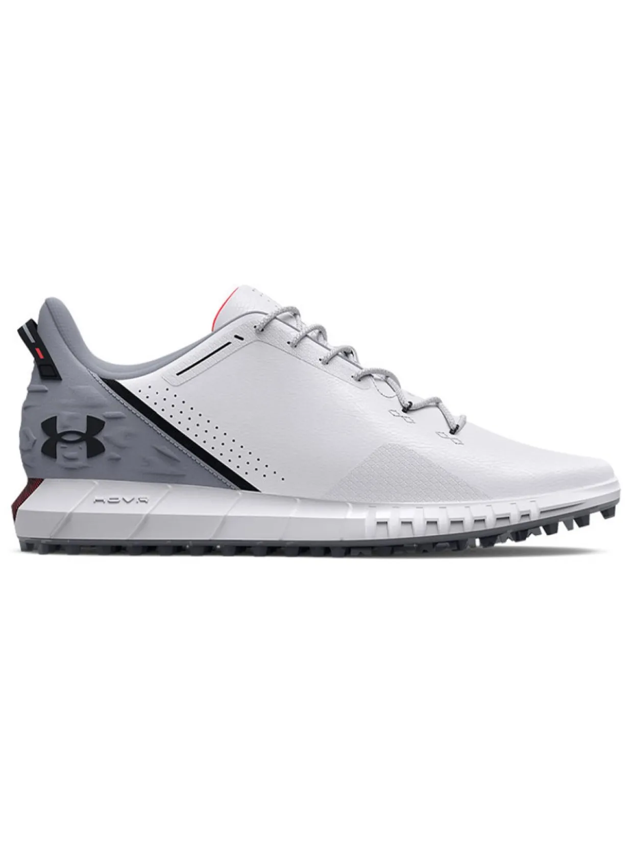 Under Armour Hovr Drive Spikeless Wide (E) Golf Shoes - White/Mod Grey
