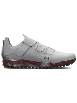 Under Armour Hovr Tour Spikeless Wide Golf Shoes - Halo Grey/After Burn