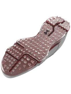 Under Armour Hovr Tour Spikeless Wide Golf Shoes - Halo Grey/After Burn