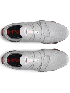 Under Armour Hovr Tour Spikeless Wide Golf Shoes - Halo Grey/After Burn