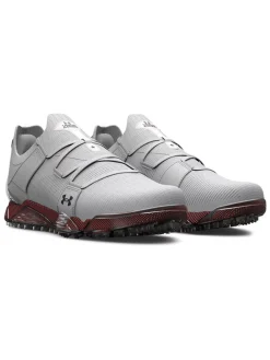 Under Armour Hovr Tour Spikeless Wide Golf Shoes - Halo Grey/After Burn