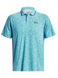 Under Armour Iso-Chill Edge Polo - Glacier Blue/Blue Mirage