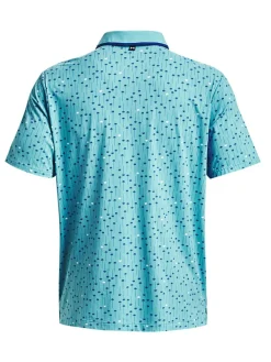 Under Armour Iso-Chill Edge Polo - Glacier Blue/Blue Mirage