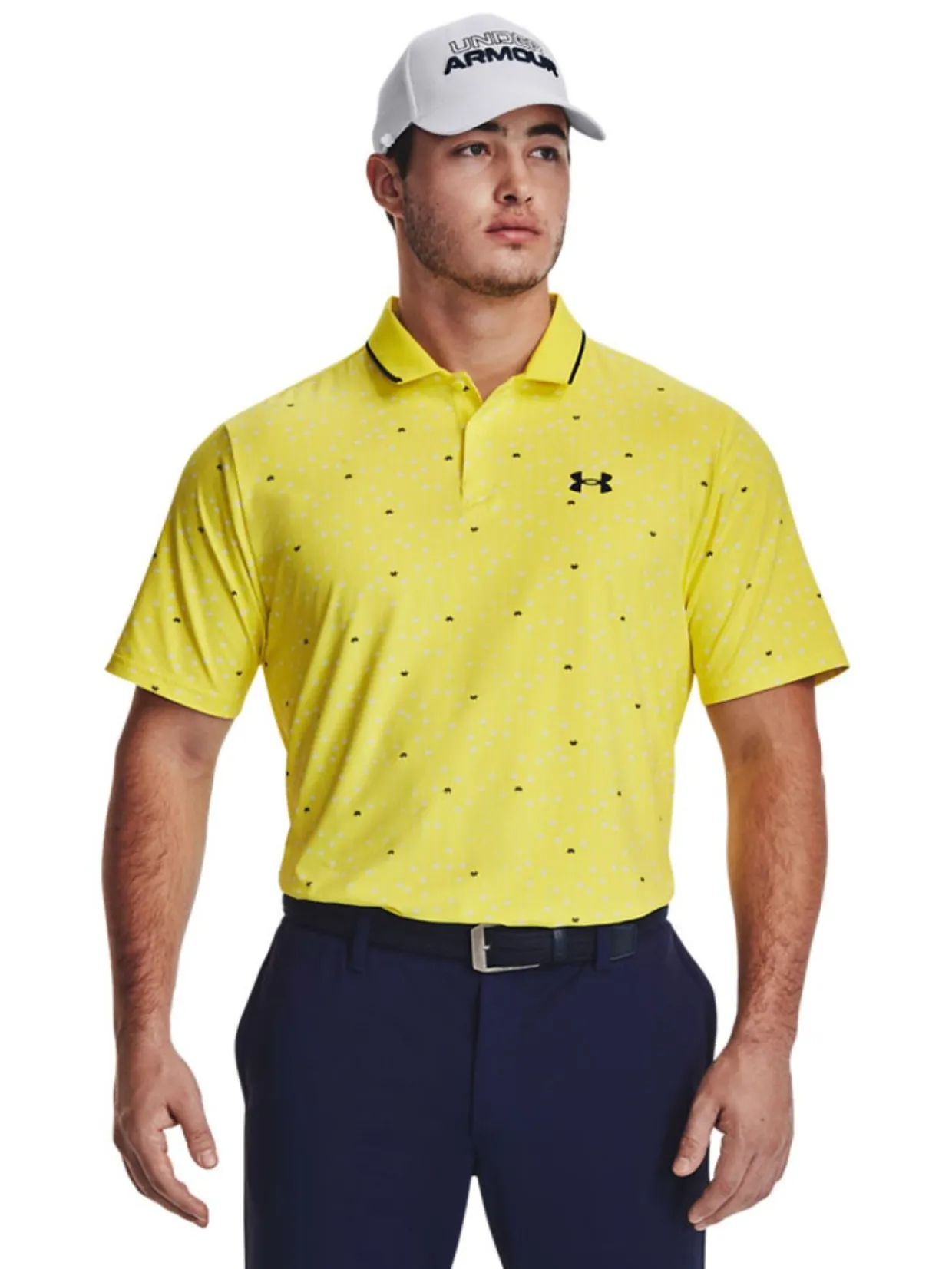 Under Armour Iso-Chill Edge Polo - Starfruit/White
