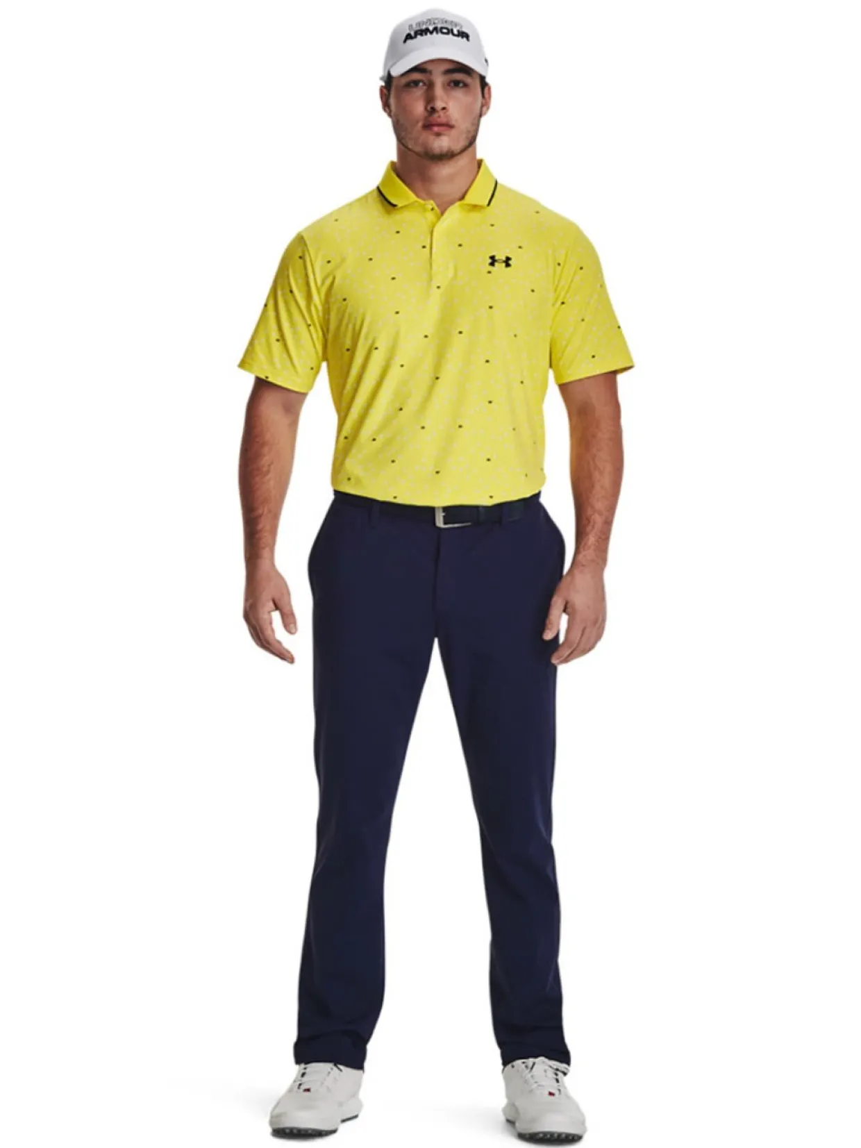 Under Armour Iso-Chill Edge Polo - Starfruit/White