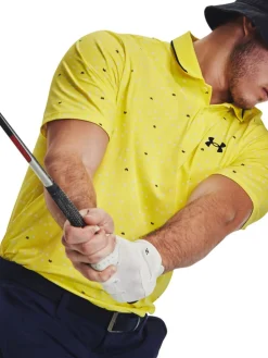 Under Armour Iso-Chill Edge Polo - Starfruit/White