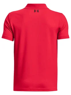 Under Armour Jr Boys Performance Polo - Red