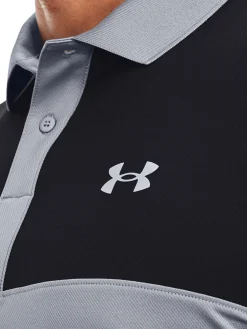 Under Armour Performance 3.0 Colourblock Polo - Steel/Black