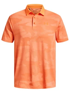 Under Armour Playoff 2.0 Jacquard Polo - Orange Blast