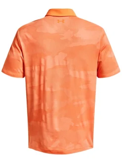Under Armour Playoff 2.0 Jacquard Polo - Orange Blast