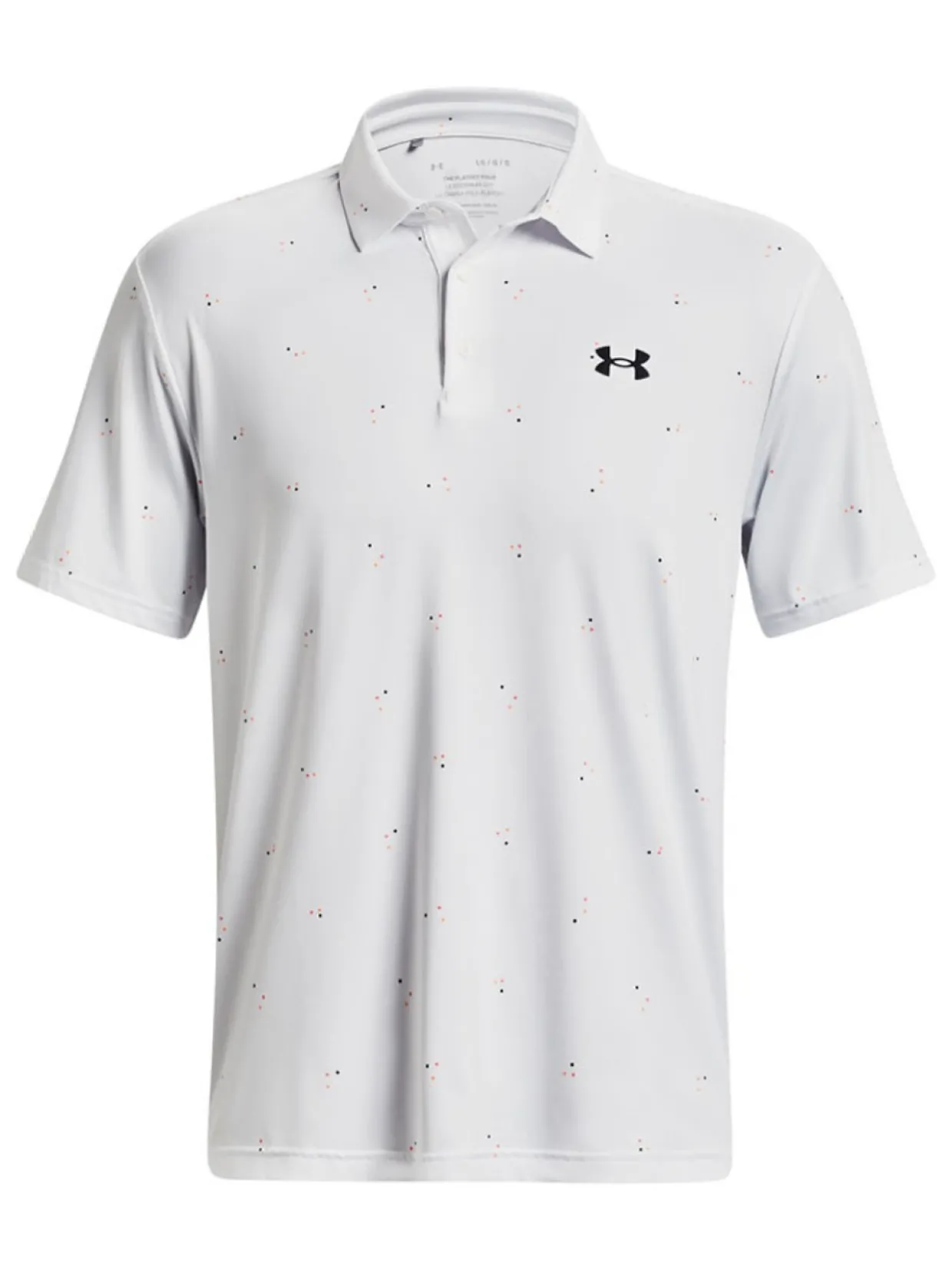 Under Armour Playoff 3.0 Printed Polo - White/Pink/Midnight