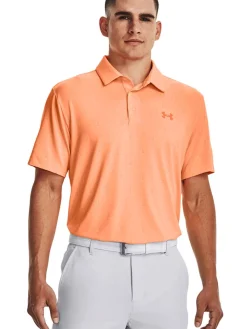 Under Armour Playoff 3.0 Printed Polo - Orange Tropic/Orange Blast