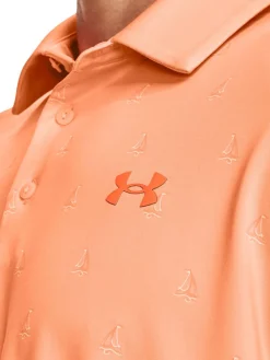 Under Armour Playoff 3.0 Printed Polo - Orange Tropic/Orange Blast