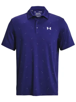 Under Armour Playoff 3.0 Printed Polo - Sonar Blue/Blue Foam