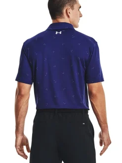 Under Armour Playoff 3.0 Printed Polo - Sonar Blue/Blue Foam